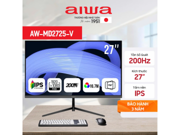 Màn hình máy tính Aiwa 27inch IPS FullHD 200Hz - AW-MD2725-V