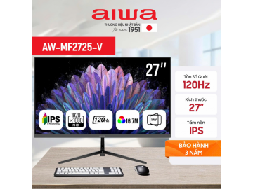 Màn hình máy tính Aiwa 27inch IPS FullHD 120Hz - AW-MF2725-V