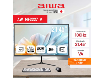 Màn hình máy tính Aiwa 22inch VA FullHD 100Hz - AW-MF2227-V