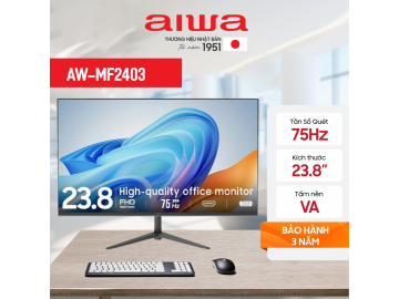 Màn Hình Phẳng AIWA MF2403 24 inch, 75hz,5ms, Màn VA, 1K-1080P, Hiển Thị Sắc Nét, BH 36T