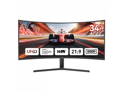 AW-MP340G-Y - Màn Hình Cong AIWA 34 inch 2K 144Hz | Trải Nghiệm Gaming Đỉnh Cao